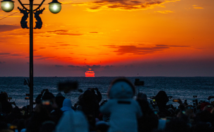 포항시 남구 호미곶서 바라본 일출. 포항시 제공