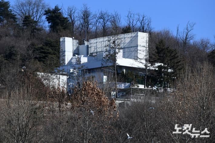 적막한 대통령 관저