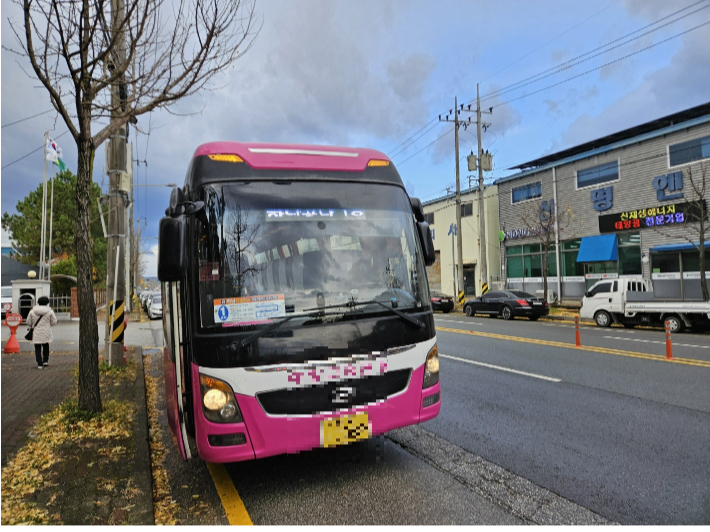 산단 운행 셔틀버스. 광주시 제공