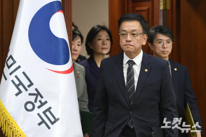 최상목 대통령 권한대행 부총리 겸 기획재정부 장관. 박종민 기자