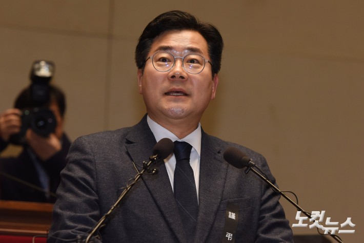 비상의총 발언하는 박찬대 원내대표