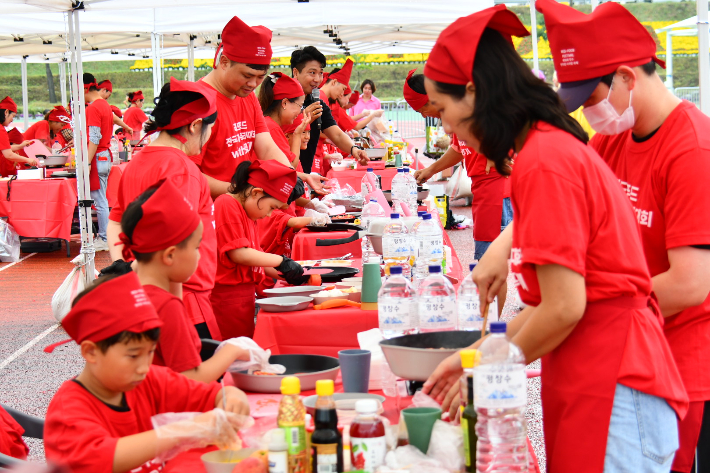 지난해 장수 레드푸드 페스티벌 프로그램. 장수군 제공