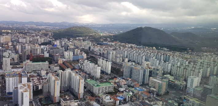 제주시 전경. 자료사진