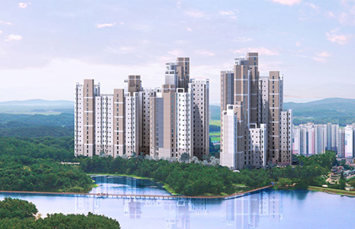 군산의 한 아파트 조감도. 제일건설 홈페이지 캡처 