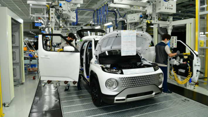 GGM 캐스퍼 생산 공장 모습. GGM 제공