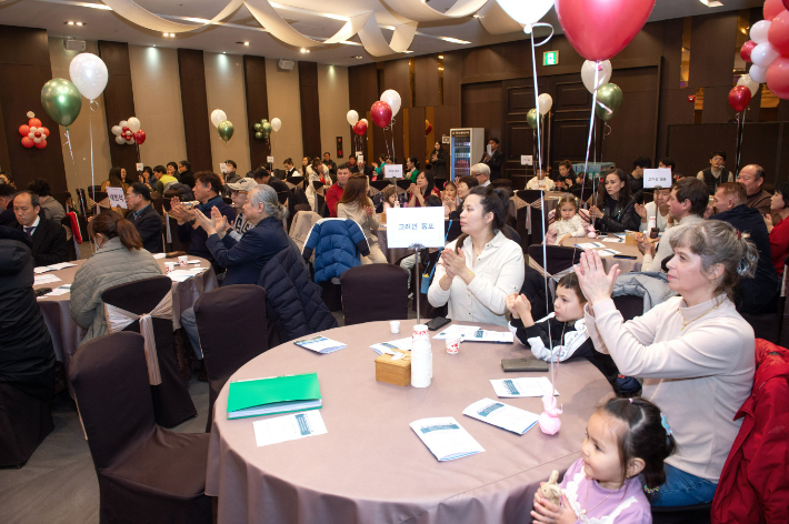 고려인 동포 송년의 밤. 제천시 제공