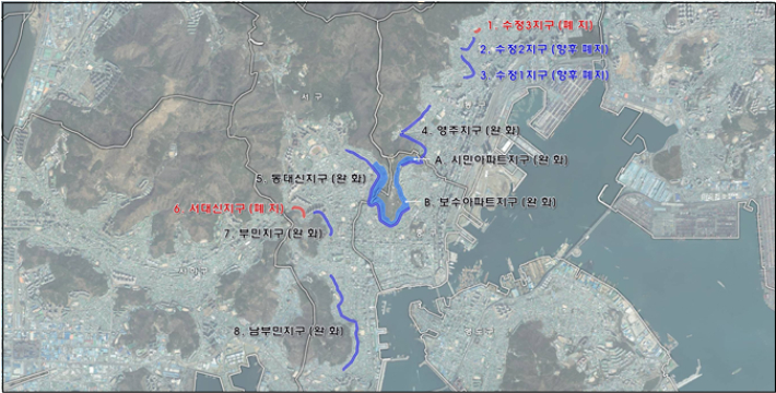 부산 원도심 산복도로 고도제한 완화 재정비안. 부산시 제공