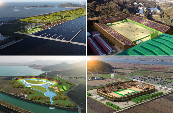 비수도권 연대를 바탕으로 한 올림픽 경기장 조감도. 전북도 제공 