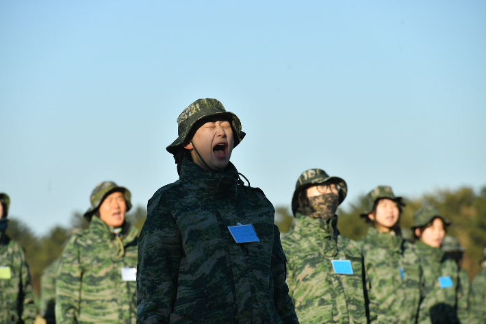 해병대 캠프. 해병대 제공