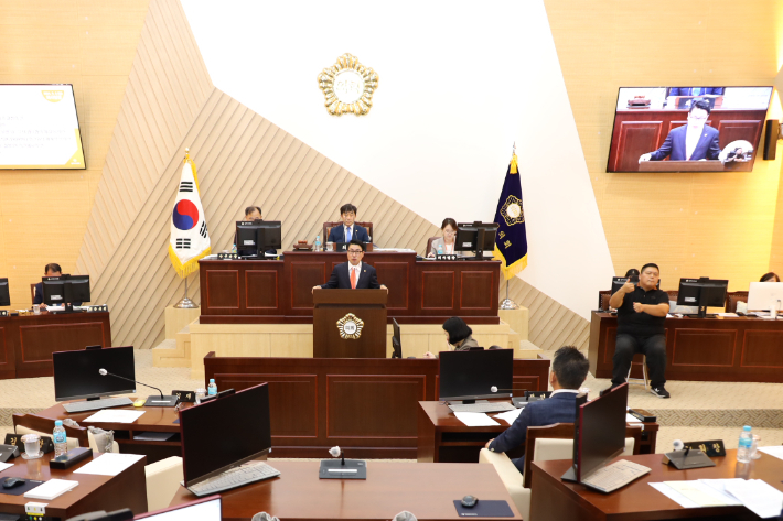 삼척시의회 임시회. 삼척시의회 제공