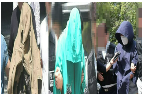 태국 파타야 공범 3명. 왼쪽부터 26살 C씨, 28살 B씨, 40살 A씨. 연합뉴스 연합뉴스