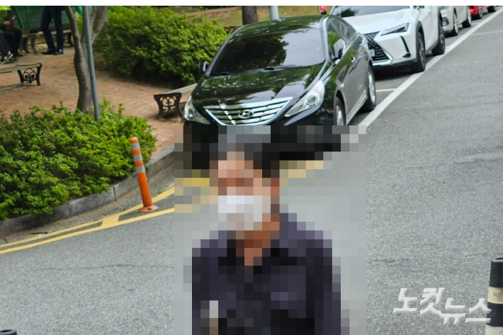 피해자 유족. 이형탁 기자