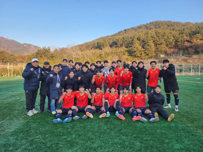 전주기전대학 축구부. 전주기전대학 제공