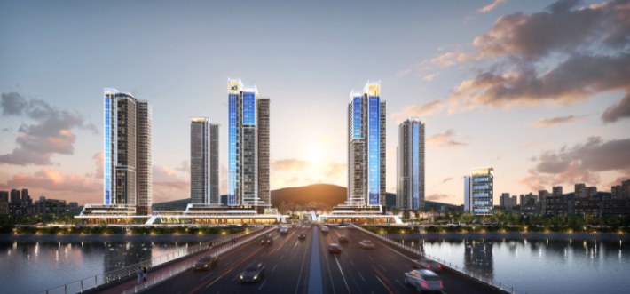 수영 1구역 조감도. GS 건설 제공