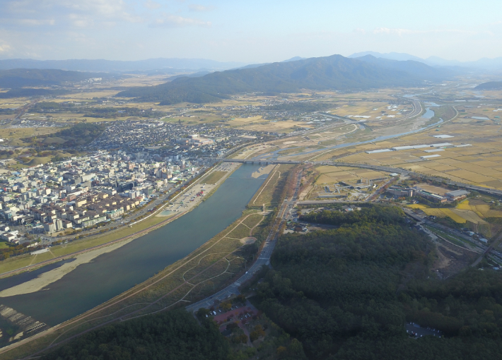 형산강 전경. 경주시 제공