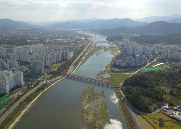 형산강 전경. 경주시 제공