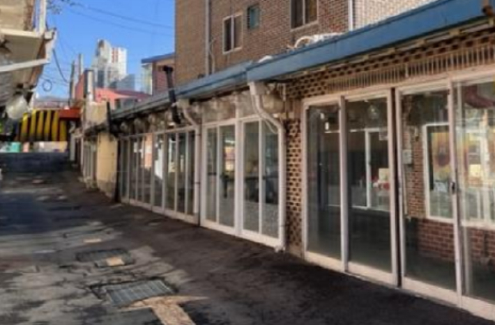 경기 파주시 연풍리 성매매 집결지인 일명 용주골. 파주시 제공