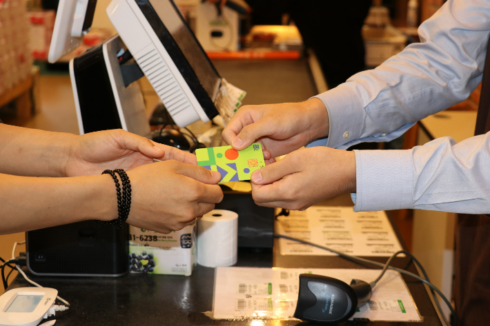 향수OK카드. 옥천군 제공