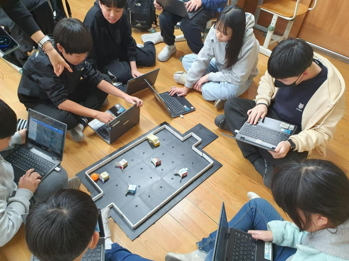 소프트웨어 미래채움 교육. 경남도청 제공 