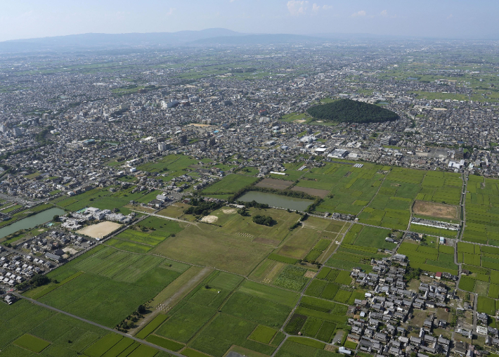일본 후지와라 궁전 터. 연합뉴스
