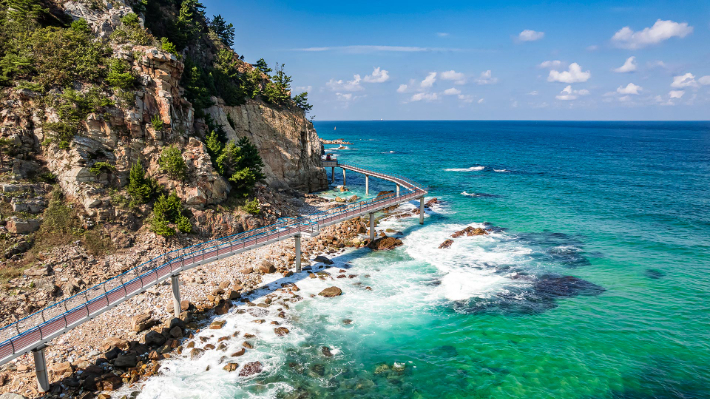 강릉 바다부채길 전경. 강릉시 제공