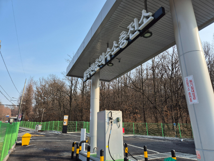 부천 춘의수소충전소. 부천시 제공