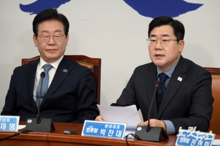 최고위 발언하는 박찬대 원내대표