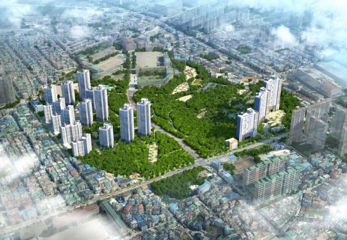 익산 소라공원 조감도. 익산시 제공