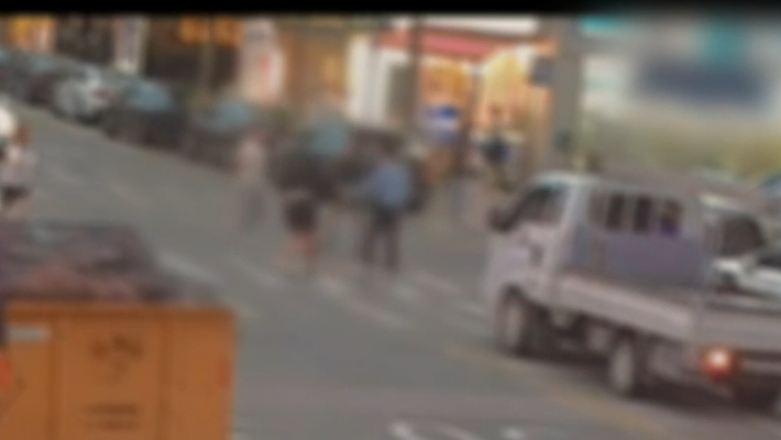 광주 도심 유흥가 흉기 난동 CCTV 캡쳐화면. 광주지검 제공 