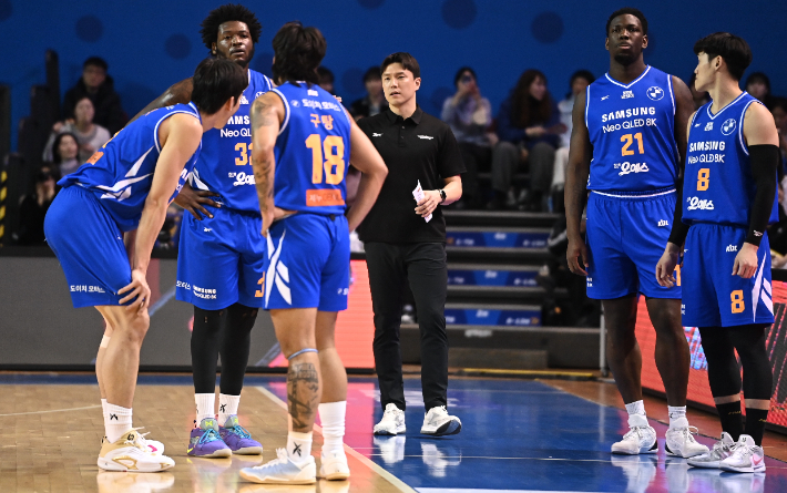 삼성 선수단. KBL 제공
