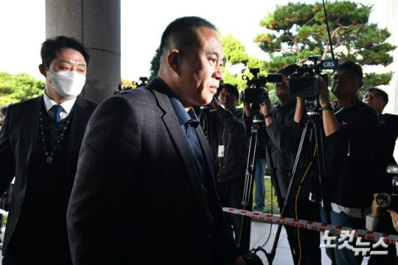 명태균씨. 류영주 기자 