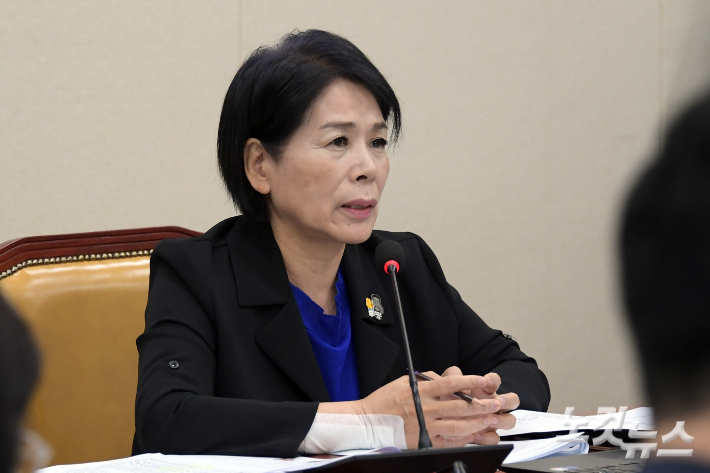 최민희 과학기술정보방송통신위원장. 윤창원 기자