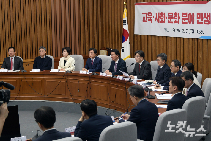 교육·사회·문화 분야 민생대책 점검 당정협의회. 윤창원 기자