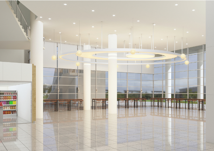 확장되는 광주시청사 1층 개방형 다목적공간 투시도. 광주시 제공