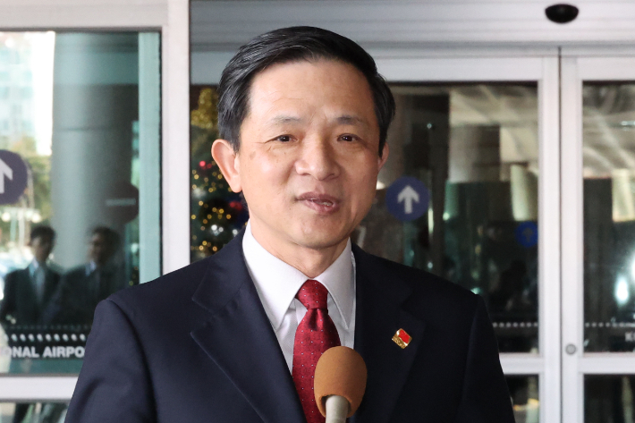 다이빙 신임 주한중국대사. 연합뉴스