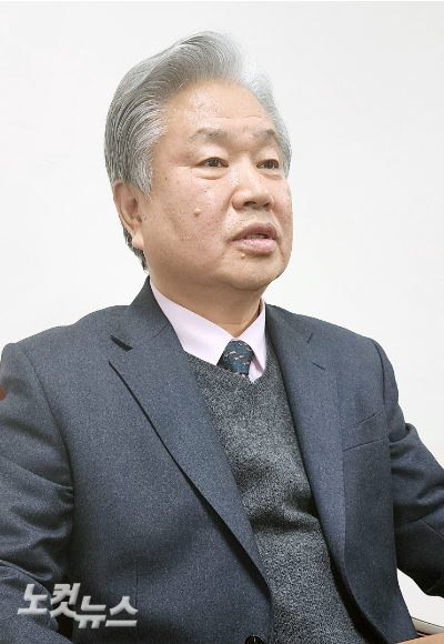 학교법인 제 31대 이사장에 선출된 말씀교회 이상일 목사. 이강현 기자