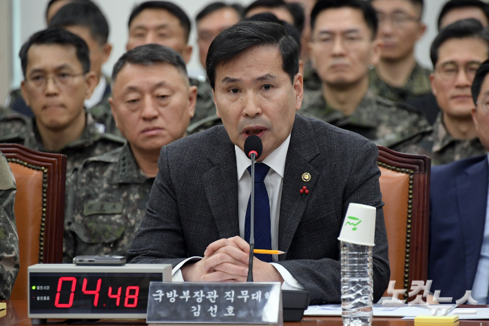 김선호 국방부 장관 직무대행. 윤창원 기자