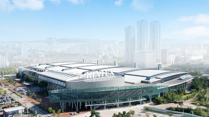 킨텍스 제1 전시장 전경. 킨텍스 제공