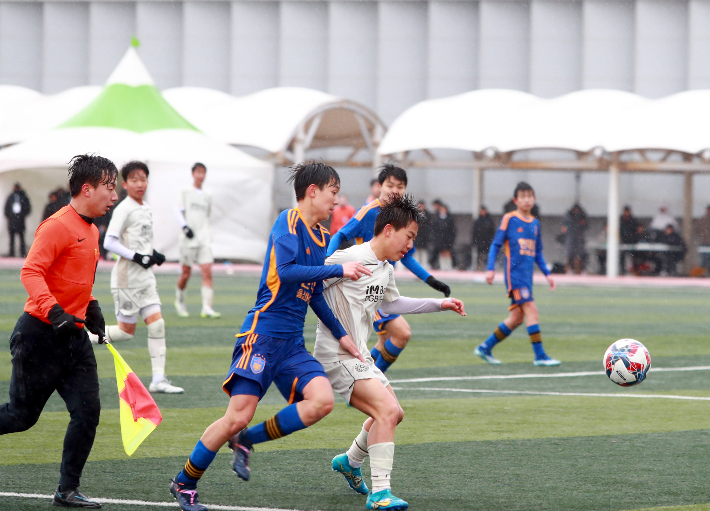 지난해 열린 춘계 중등 축구대회. 울진군 제공