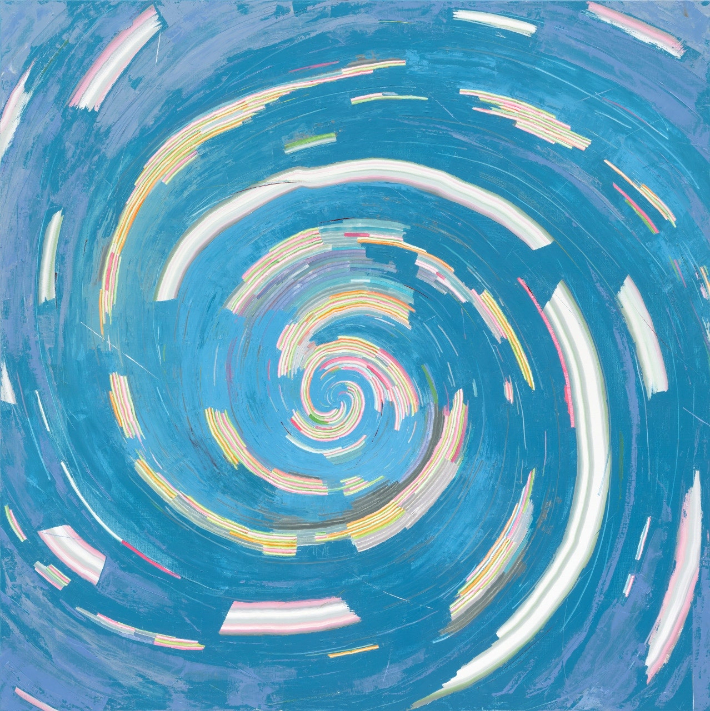 김영헌, P24034-Frequency-SJ(2024), 린넨에 유채, 150×150cm./ACS 제공