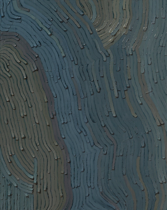 김영헌, P24005-Electronic Nostalgia(2024), 린넨에 유채, 100×80.5cm./ACS 제공