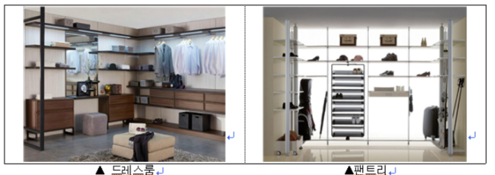 시스템 가구 예시. 공정위 제공