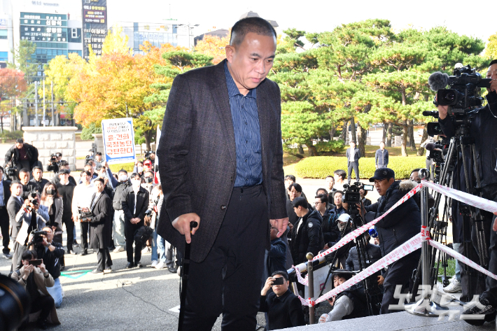 김건희 여사 공천 개입 의혹의 핵심 인물인 명태균 씨. 류영주 기자
