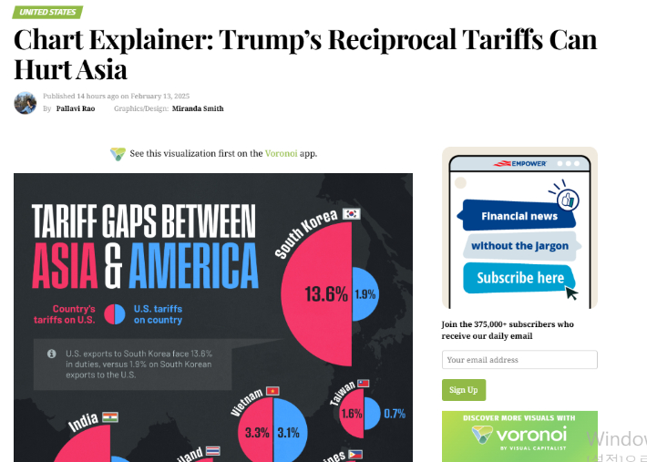 비주얼 캐피탈리스트 온라인 보도화면 캡처. 