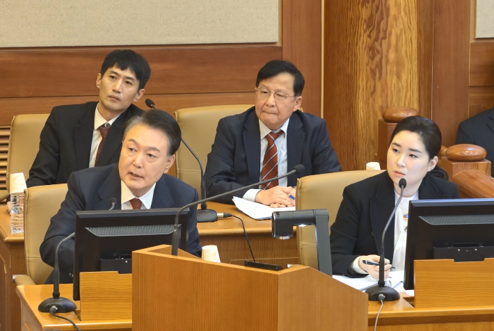 발언하는 윤석열 대통령. 연합뉴스