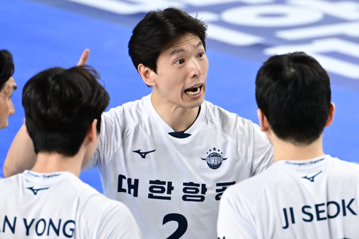 대한항공 한선수. 한국배구연맹