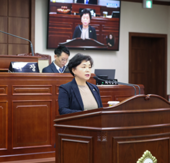 김미연 의원. 순천시의회 제공