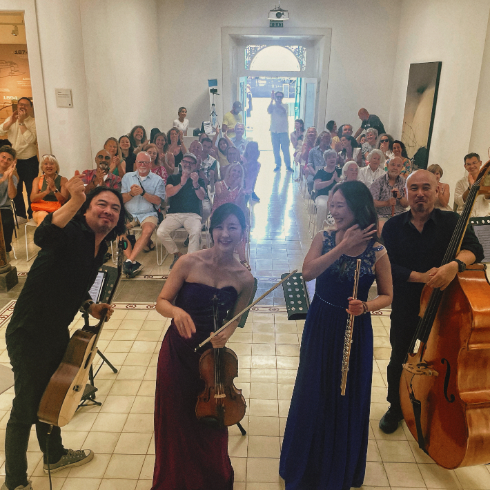 유럽 현지에서 공연을 마친 비올리스트 정민경. 정민경 제공