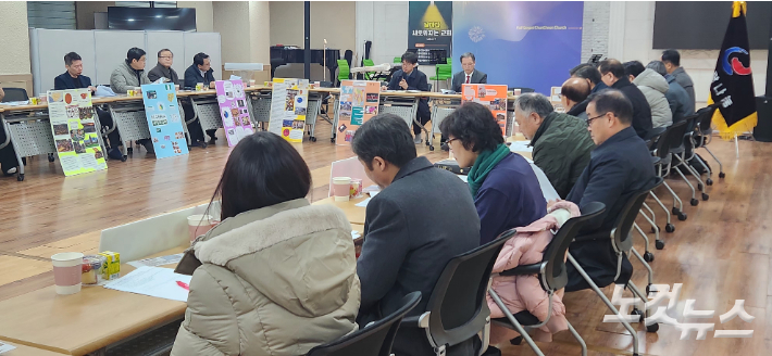 7일 순복음춘천교회(이수형 목사 담임)에서 열린 춘천성시화운동본부 영역별 조찬모임. 최원순PD