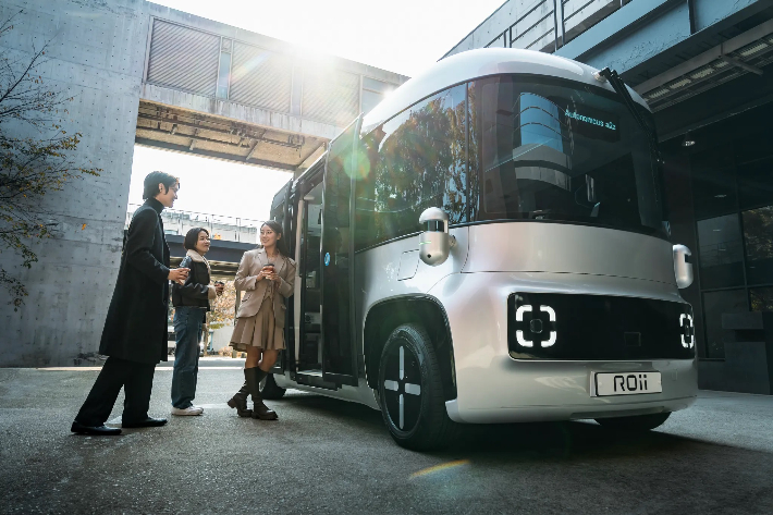 오는 6월부터 3대로 확대 운영할 예정인 자율주행 셔틀버스 디자인 시안. 경주시 제공